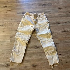 Carhartt Tan Double Knee Pants